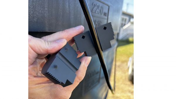 2 inch MPT Wirepass Plug for Submersible Water Tank Level Sensors Showing Split and Wire
