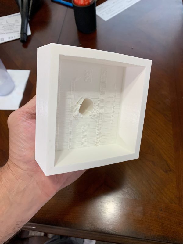 4x4 Post Torch Mounting Bracket for TomCare - Underside