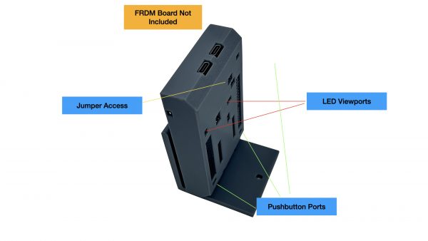 Screwless Enclosure Case for the NXP FRDM-MCXA153 Development Board - Image 3