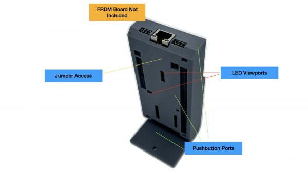 Screwless Enclosure Case for the NXP FRDM-MCXN947 Development Board - Image 3