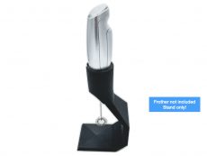 Milk Frother Stand - Counter Standing - Square Base - for Handheld Coffee Frothers - BLACK