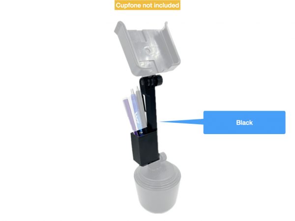 Cupfone Replacement Extension with Pen Pencil Car Organizer Front View