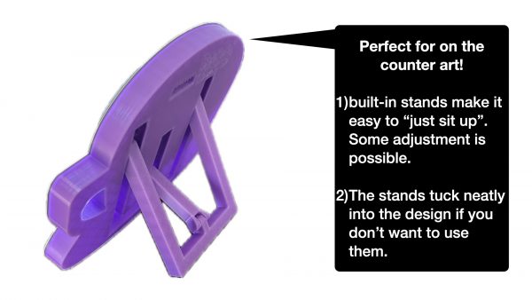 decorative coffee bar accessory espresso bar art with cute message written in foam - counter stands extended