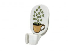 st patrick's day gift theme for milk frother - perfect coffee bar accessory - showing naked