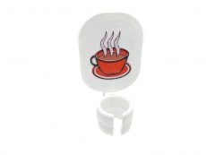 ‎milk frother stand only wall mount red highlight coffee cup naked without frother inserted