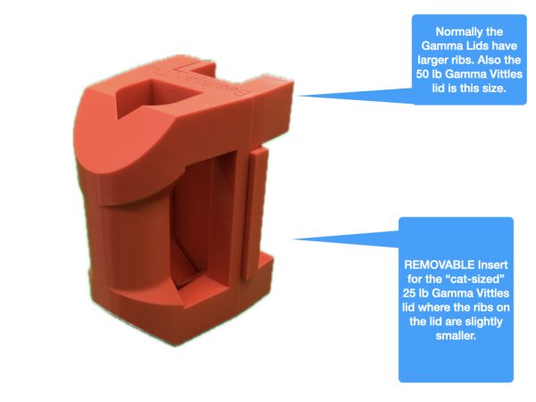Gamma Seal Lid Handle Tool V2 for airtight bucket lids and Vittles Lids - Image 10