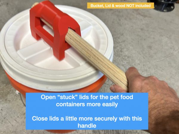 Gamma Seal Lid Handle Tool V2 for airtight bucket lids and Vittles Lids - Image 11