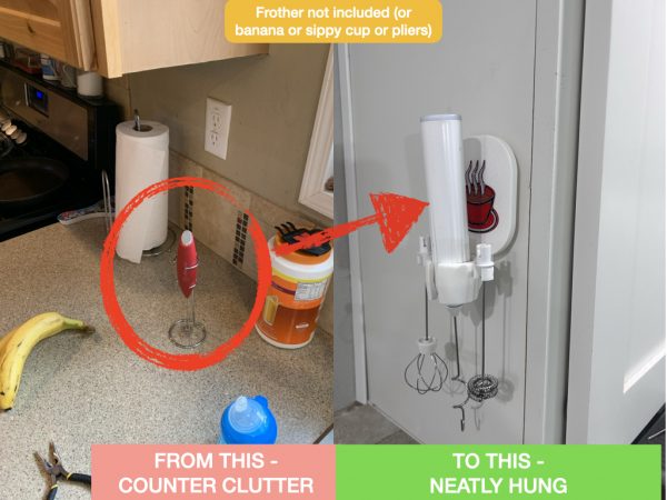 ‎multiple attachment milk frother stand replacement showing improvement over milk frother wire stand