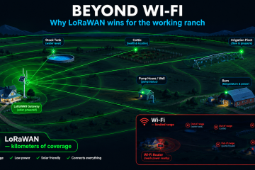 LoRaWAN has unique benefits for Ranches vs WiFi