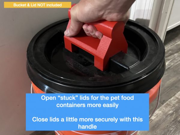 ‎red gamma seal lid tool handle turning generic resealable bucket lid