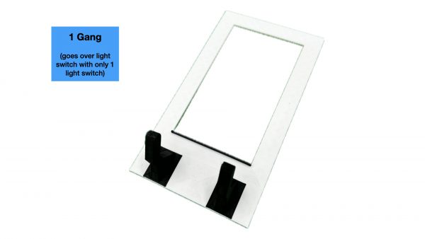 key holder hook rack key holder for wall mount under light switch cover - 1 gang -
