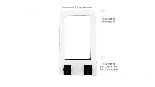 key holder hook rack key holder for wall mount under light switch cover - 1 gang - dimensions