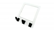key holder hook rack key holder for wall mount under light switch cover - 2 gang -