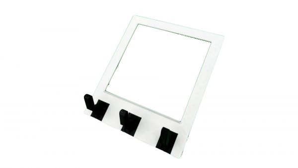 key holder hook rack key holder for wall mount under light switch cover - 2 gang -