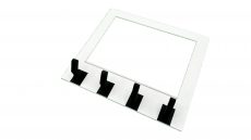 Key Holder for Wall Hook Rack that slips UNDER a Light Switch Cover Plate