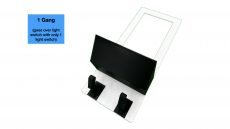 Key Hooks for Wall with Wallet Tray - 1 Gang -