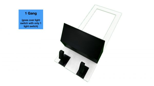 Key Hooks for Wall with Wallet Tray - 1 Gang -