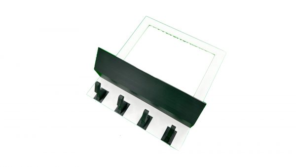 Key Hooks for Wall with Storage Tray - 3 Gang -