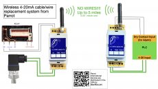 wireless 4-20mA current loop using reliable LoRa Radio