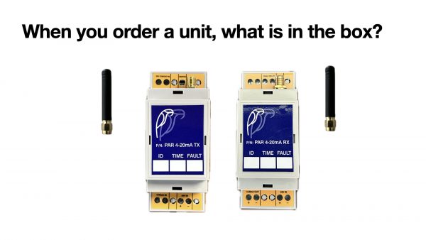 wireless 4-20mA current loop using reliable LoRa Radio - Box Contents