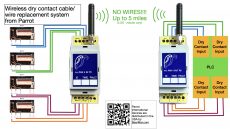Multiple WIRELESS Dry Contact Wire Replacement