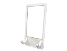 front view of the electric outlet organizer hooks