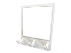 KeyChain Holder for Wall for 2-Gang Light Switch Cover Front View