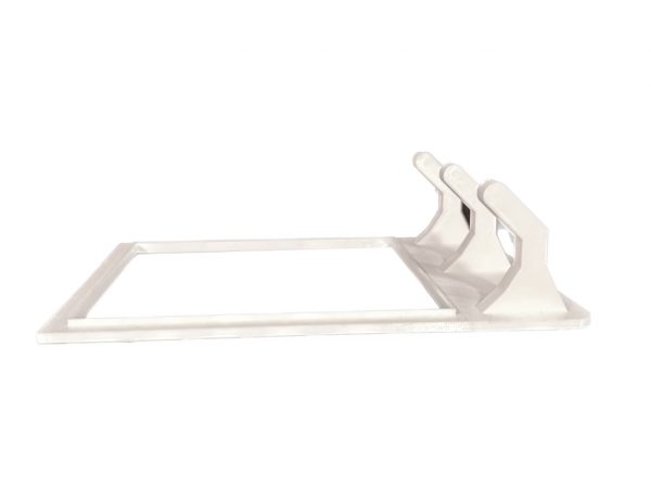 KeyChain Holder for Wall for 2-Gang Light Switch Cover Side View