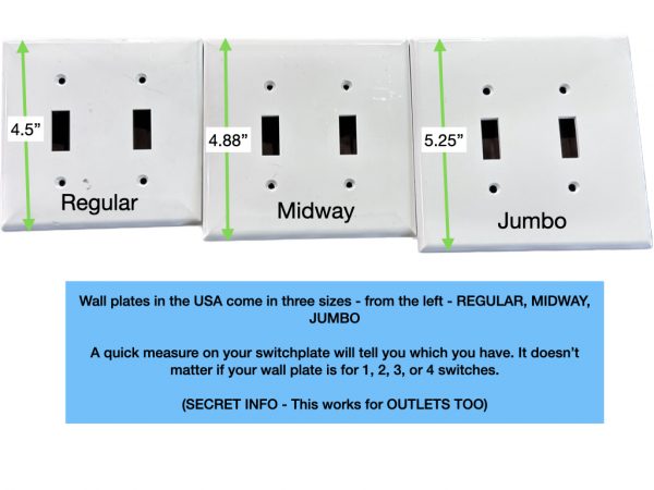 light switch cover sizes for determining wall switch organizer hook rack