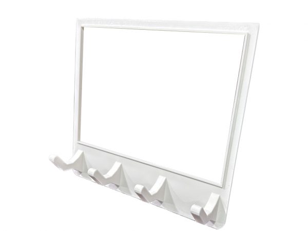 Key Holder for Wall for 3-Gang Light Switch Cover Front View