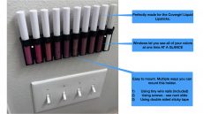 ‎covergirl lip stick organizer wall mount features