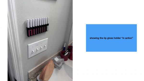 ‎covergirl lip gloss makeup organizer mounted on the wall