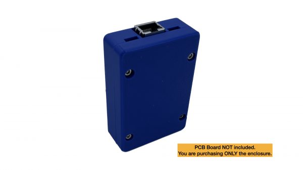 ‎nxp k64 frdm-k64f freedom board enclosure case closed with 4x m4 screws - bottom view - standing on end